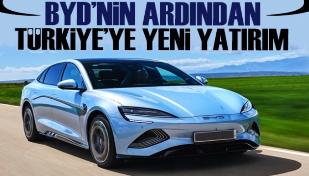 Otomotiv'de BYD'nin ardından yeni yatırım...