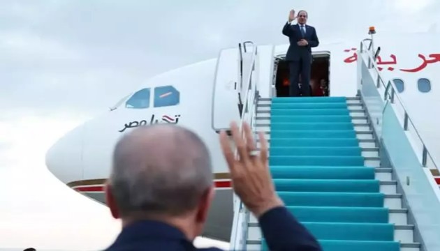 Erdoğan, Sisi'yi 'Rabia' ile uğurladı