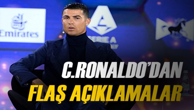 Cristiano Ronaldo'dan dikkat çeken açıklamalar