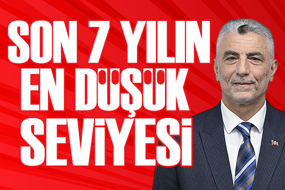 Bakan Bolat: Son 7 senenin en düşük seviyesinde