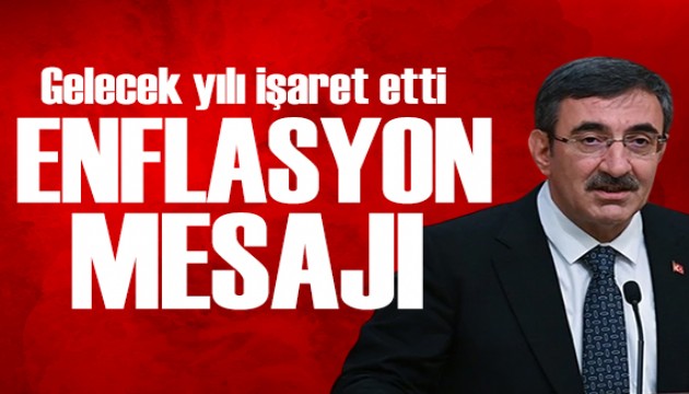 Cevdet Yılmaz'dan enflasyon açıklaması: Gelecek yıl...