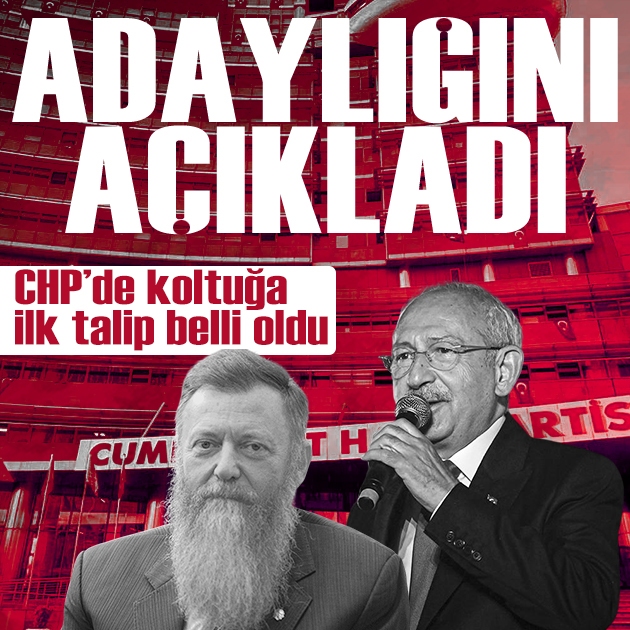 CHP'de genel başkanlık yarışında ilk adaylık açıklaması geldi