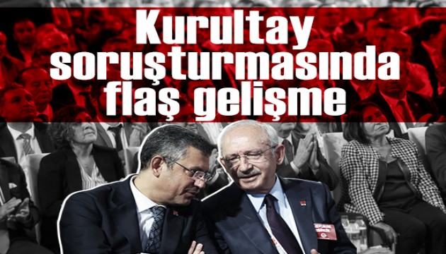 Kurultay soruşturması: Mali inceleme başlatıldı