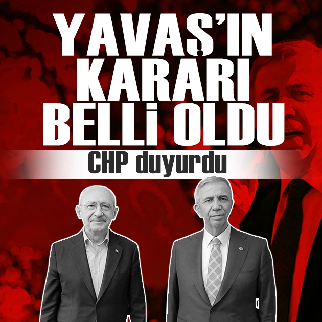 CHP'den açıklama: Mansur Yavaş siyasi geleceğine karar verdi