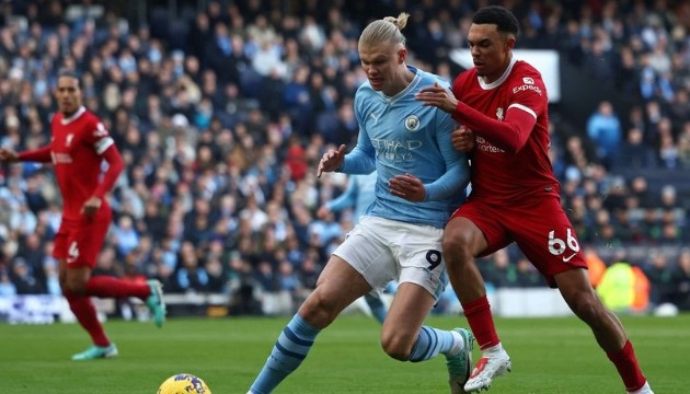 Liverpool, Manchester City'den puan kopardı! Haaland'dan yeni rekor