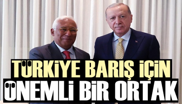 AB Konseyi Başkanı Costa: Türkiye barış için önemli bir ortak