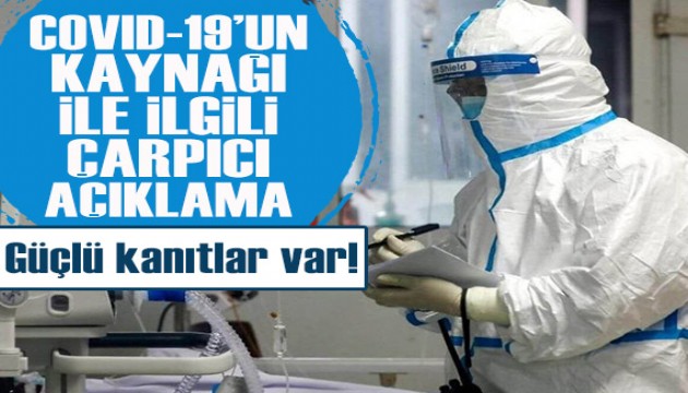 Covid-19'un kaynağı ile ilgili çarpıcı açıklama: Güçlü kanıtlar var!