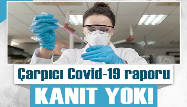 Covid-19'un kaynağı ile ilgili çarpıcı rapor: Kanıt bulunamadı!