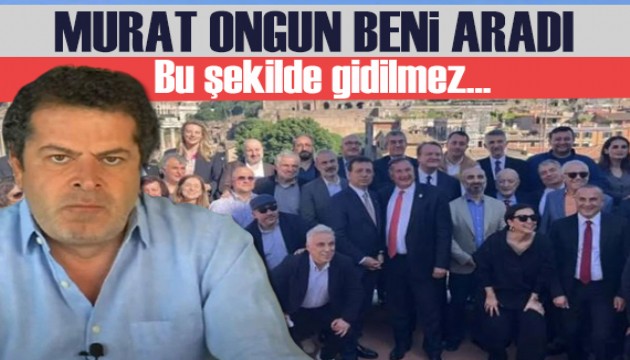 Cüneyt Özdemir: Murat Ongun beni aradı, gelmem dedim...