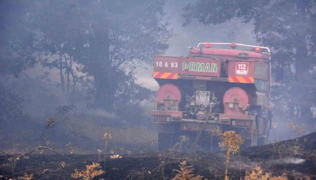 Kazdağı Milli Parkı’nda orman yangını