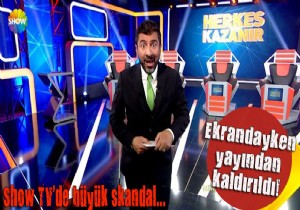 Show TV'de büyük skandal