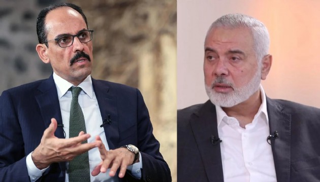 MİT Başkanı İbrahim Kalın Hamas lideri ile  görüştü