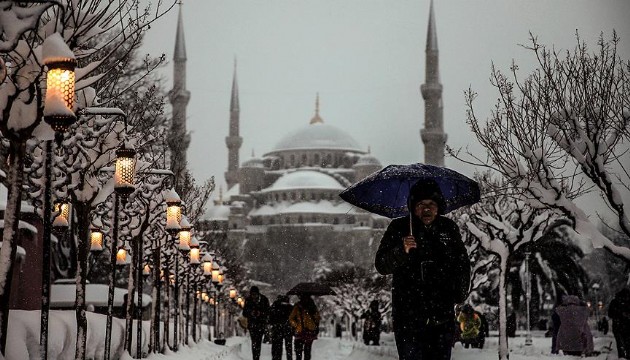 İstanbul'da kar kapıya dayandı