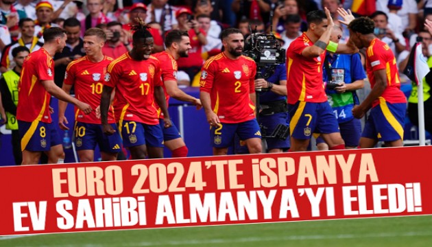 EURO 2024'de ilk yarı finalist İspanya