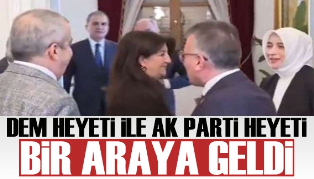 DEM Parti ile AK Parti heyeti bir araya geldi