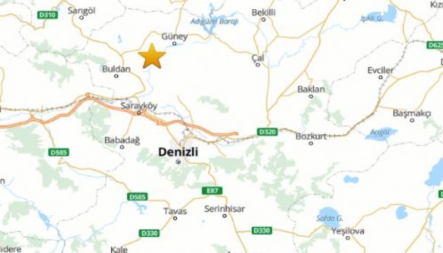 Denizli'de korkutan deprem