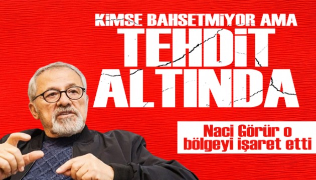 Naci Görür'den korkutan açıklamalar... O bölgeyi işaret etti: Kimse bahsetmiyor ama tehdit altında!