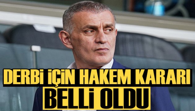 TFF Başkanı Hacıosmanoğlu'ndan derbi hakemi ile ilgili açıklama