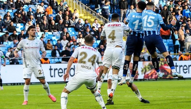 Konyaspor'a yenilen Adana Demirspor tarihe geçti!