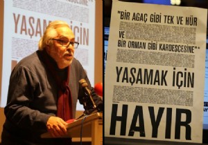 250’den fazla sanatçıdan ‘Hayır’ bildirisi