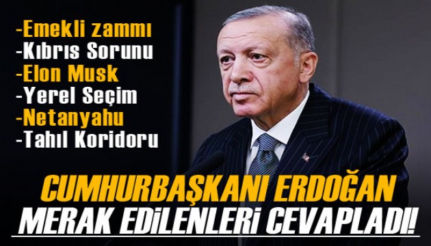 Cumhurbaşkanı Erdoğan'dan flaş açıklamalar!