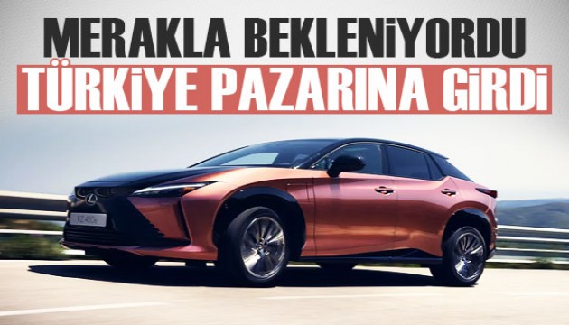 Lexus, tamamen elektrikli RZ 450e'yi Türkiye'de satışa sundu