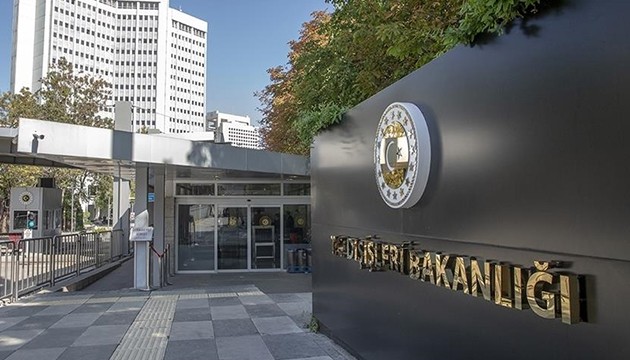 Dışişleri Bakanlığı'ndan taziye mesajı