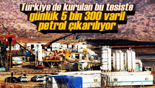 Gabar'da günlük 5 bin 300 varil petrol çıkarılıyor