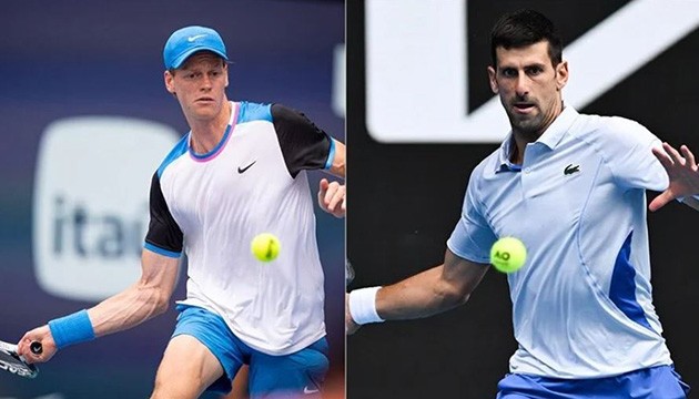 Djokovic ve Sinner şaşırttı