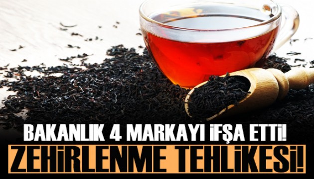 Bakanlık 4 markayı ifşa etti! Zehirlenme tehlikesi var!