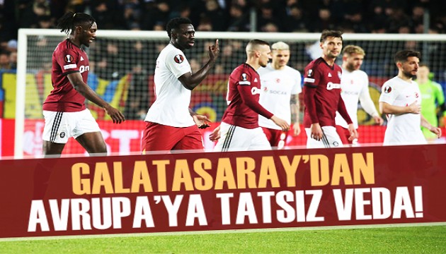 Galatasaray, Avrupa Ligi'ne veda etti!