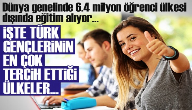 6.4 milyon öğrenci ülkesi dışında eğitim alıyor! Türk gençleri Almanya ve İtalya'yı tercih ediyor