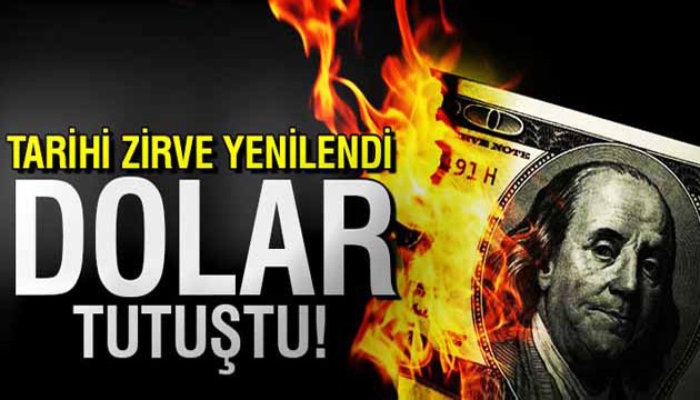 Dolar ve Euro'da rekor artış