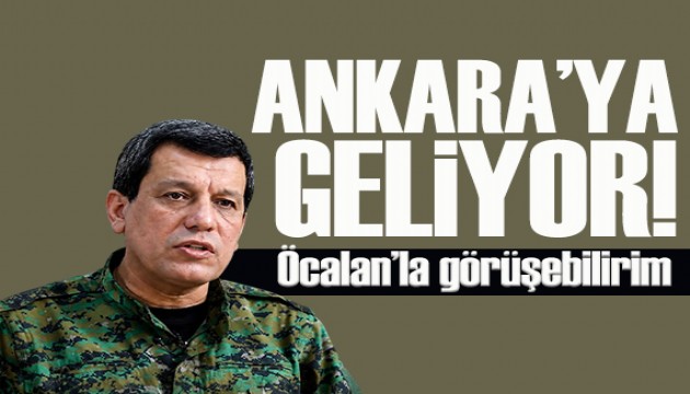 Mazlum Abdi Ankara'ya geliyor! Öcalanla da görüşebilirim