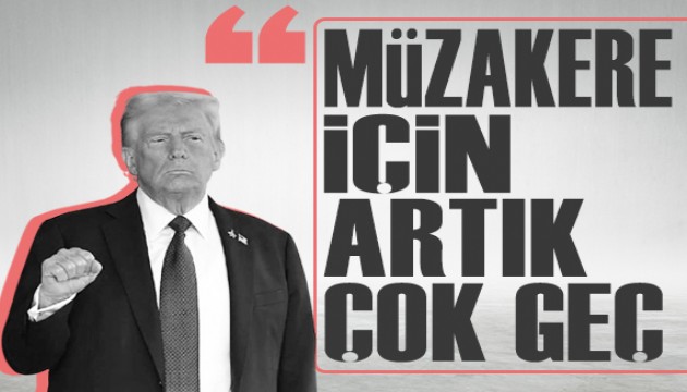 Trump'tan İran'la müzakere yanıtı: 