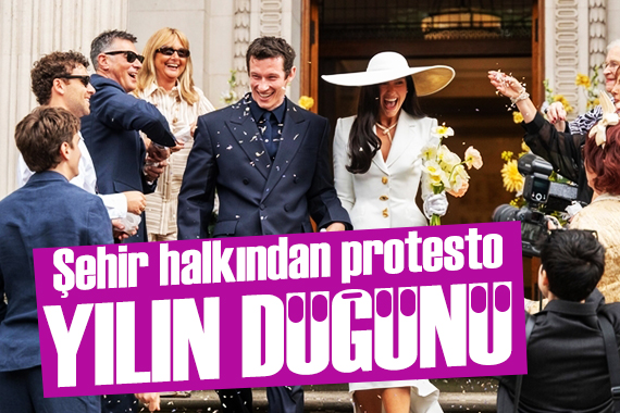 Yılın düğününde büyük gizlilik: Şehir halkından protesto