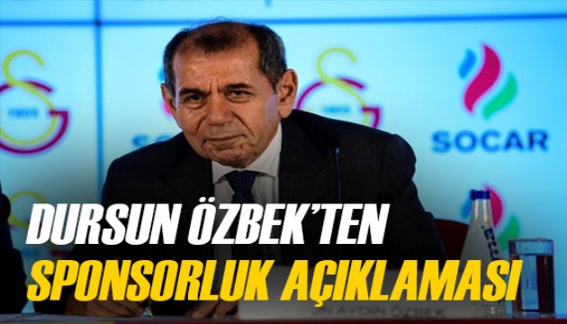 Dursun Özbek: 'Sponsorluklarla ilgili çalışmalarımız bitmedi'