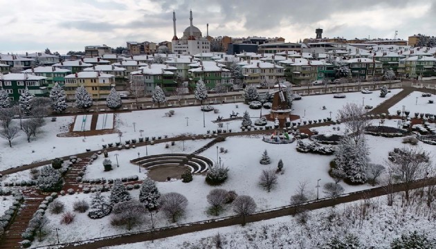 Eskişehir beyaza büründü