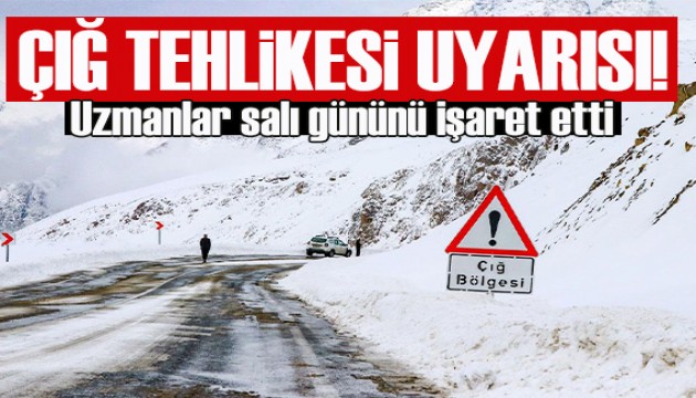 Meteoroloji'den buzlanma, don ve çığ tehlikesi için uyarı