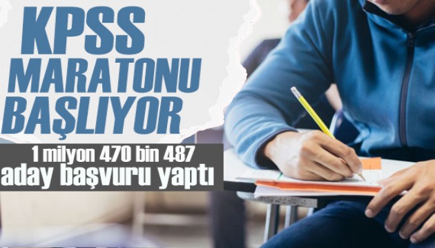 KPSS’ye 1 milyon 470 bin 487 aday başvuru yaptı