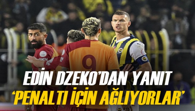 Edin Dzeko'dan Galatasaray ve Icardi'ye çarpıcı yanıt