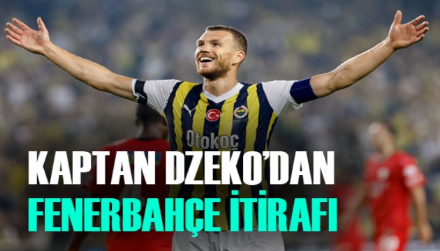 Edin Dzeko'dan flaş açıklamalar: 'Fenerbahçe'ye gelmemin en büyük sebebi...'