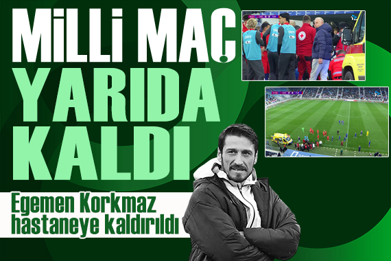 Ümit Milli maçta korkutan anlar: Teknik direktör Egemen Korkmaz yere yığıldı, maç yarıda kaldı