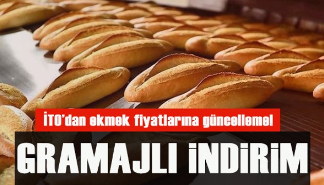 Ekmeğe gramajlı indirim!