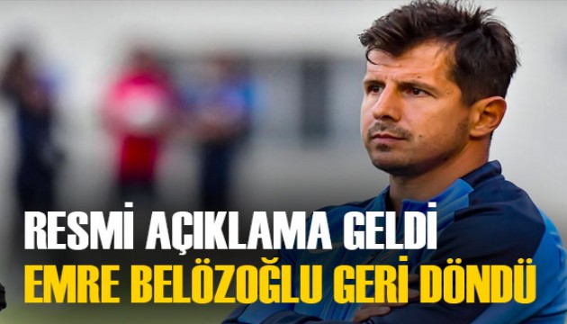 Emre Belözoğlu, yeniden Süper Lig'de! İmzalar atıldı