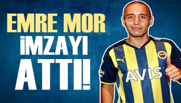 Emre Mor resmen Fenerbahçe'de