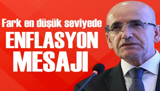 Şimşek: Enflasyonda hane halkı ile beklentiler arasında fark en düşük seviyede