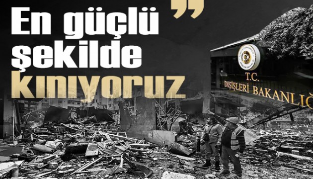 Dışişleri'nden Lübnan açıklaması