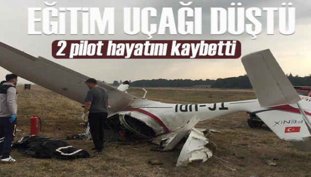 Bursa'da eğitim uçağı düştü: İki pilot hayatını kaybetti