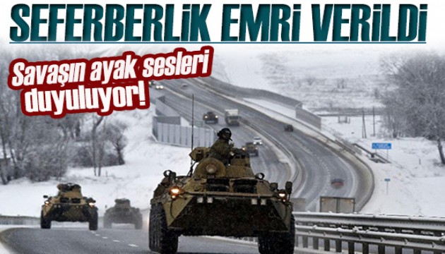 Ukrayna'da seferberlik emri verildi